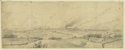 Bitwa pod Antietam lub Sharpsburg autorstwa Edwin Forbes