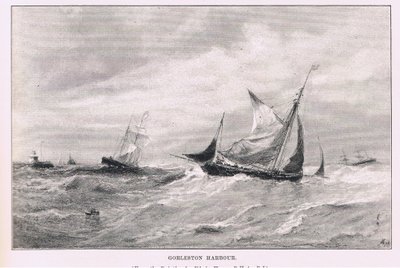 Port Gorleston, z The Magazine of Art 1893, Cassell and Company autorstwa Edwin Hayes