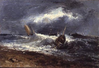 Scena burzy autorstwa Edwin Hayes