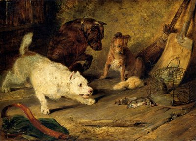 „Szczurołapy”, 1821 r. autorstwa Edwin Henry Landseer