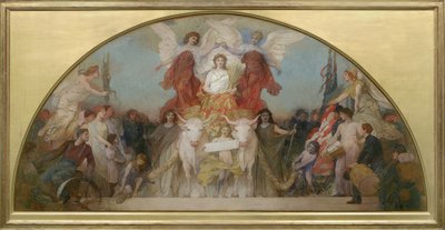 Studium dla Minnesoty, Spichlerz Świata, 1904 autorstwa Edwin Howland Blashfield