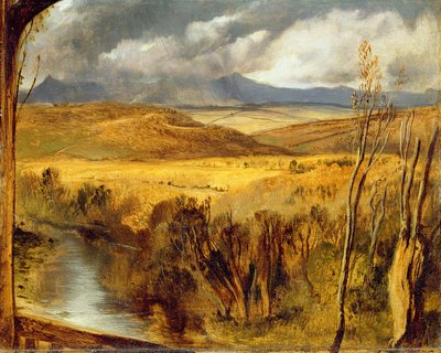 Krajobraz górski, ok. 1825-35 autorstwa Edwin Landseer