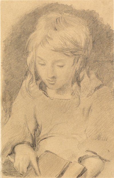 Młoda dziewczyna Carding Wool autorstwa Edwin Landseer