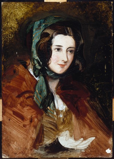 Studium portretowe lady Harriet Hamilton autorstwa Edwin Landseer