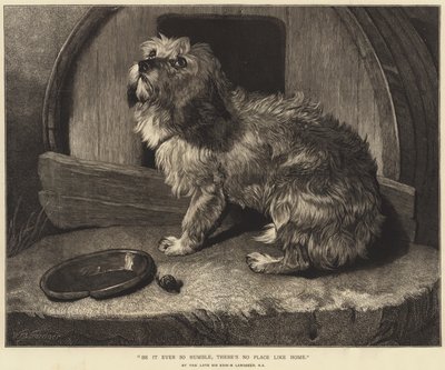 Bądź zawsze tak skromny, nie ma jak w domu autorstwa Edwin Landseer