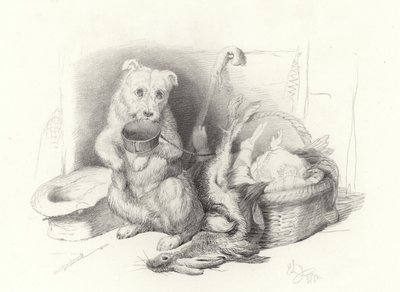 Żebrak autorstwa Edwin Landseer