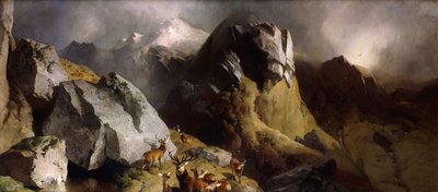Przełęcz Jelenia, ok.1852 autorstwa Edwin Landseer