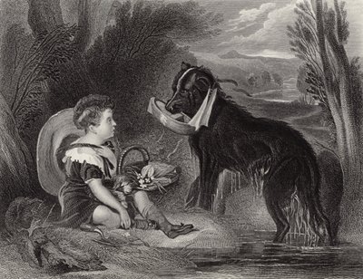 Przyjaciele autorstwa Edwin Landseer