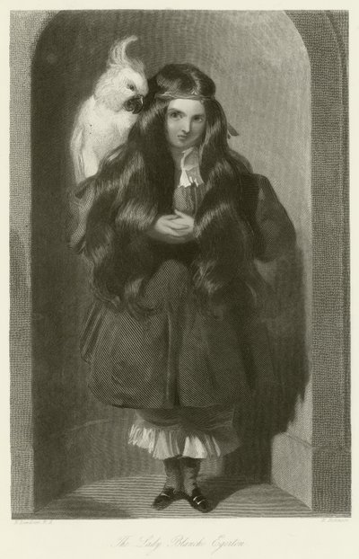 Lady Blanche Egerton autorstwa Edwin Landseer
