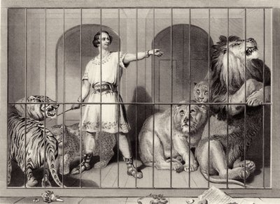 Van Amburgh i lwy autorstwa Edwin Landseer