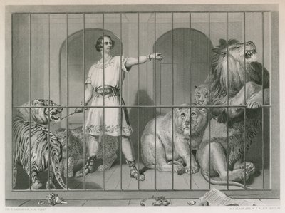 Van Amburgh i lwy autorstwa Edwin Landseer