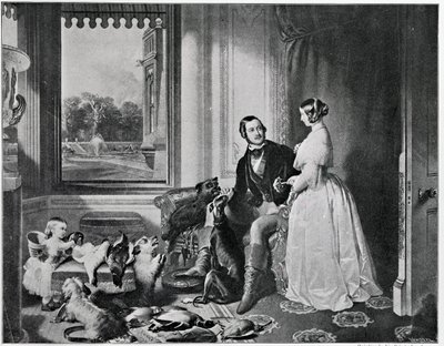 Zamek Windsor w czasach nowożytnych, z obrazu z 1843 r. autorstwa Edwin Landseer