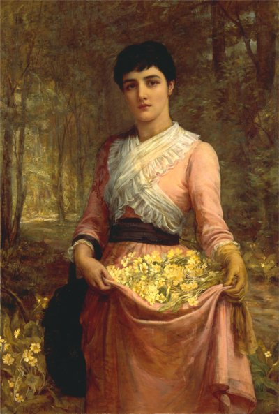 Córki naszego imperium. Anglia: The Primrose autorstwa Edwin Long