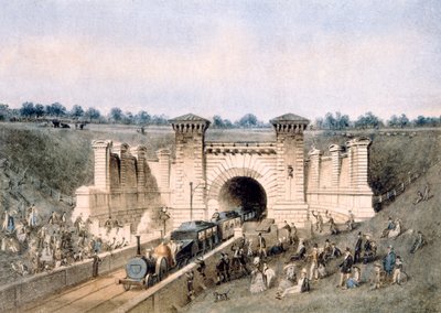 Tunel kolejowy Primrose Hill, (wc) autorstwa Edwin Thomas Dolby