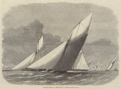 Cutter Match Royal London Yacht Club autorstwa Edwin Weedon