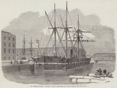 HM Floating Battery Glatton autorstwa Edwin Weedon