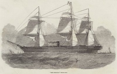 Himalajski statek parowy autorstwa Edwin Weedon