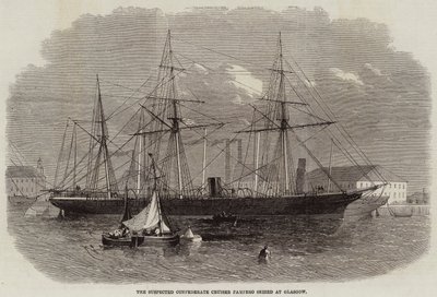 Podejrzany krążownik Konfederacji Pampero skonfiskowany w Glasgow autorstwa Edwin Weedon