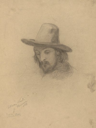 Edward Winslow, szkic do podpisania porozumienia w kabinie Mayflower autorstwa Edwin White