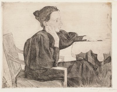 Aino Sibelius autorstwa Eero Järnefelt