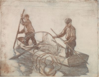 Chłopcy łowiący ryby autorstwa Eero Järnefelt