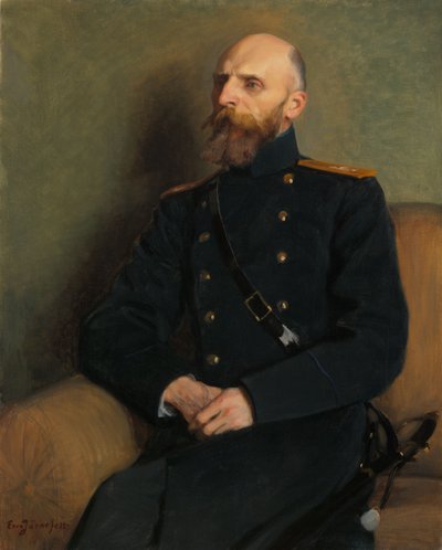 Portret pułkownika R. Schulmana autorstwa Eero Järnefelt