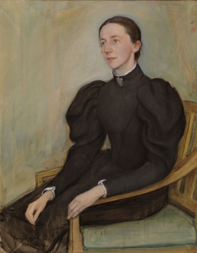 Portret Mathildy Wrede autorstwa Eero Järnefelt