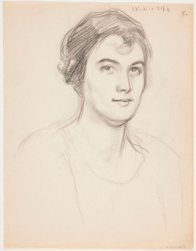 Portret kobiety autorstwa Eero Järnefelt