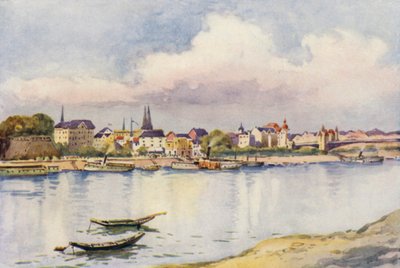Ren: Bonn (kolorowa litografia) autorstwa Effie Jardine