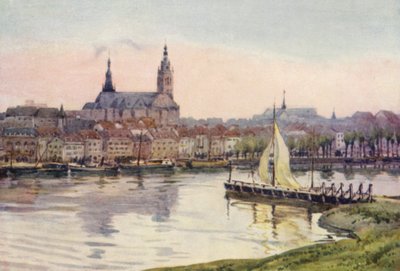 Ren: Nymwegen (kolorowa litografia) autorstwa Effie Jardine
