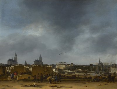 Widok Delft po wybuchu z 1654 r. autorstwa Egbert van der Poel