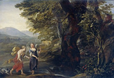 Tobiasz i anioł autorstwa Eglon Hendrick van der Neer