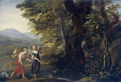 Tobiasz i anioł autorstwa Eglon van der Neer