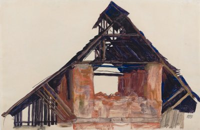 Stary szczyt autorstwa Egon Schiele
