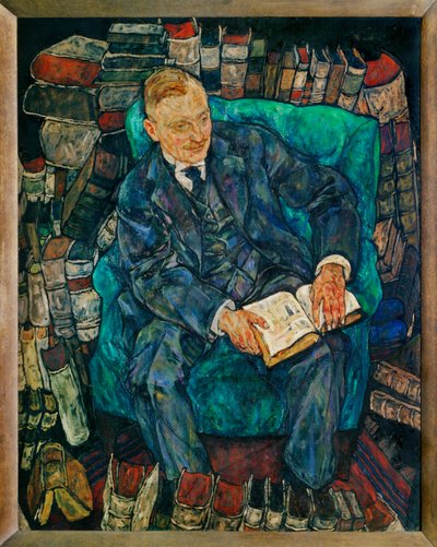 Bildnis Dr. Hugo Koller ... (obraz na płótnie) autorstwa Egon Schiele