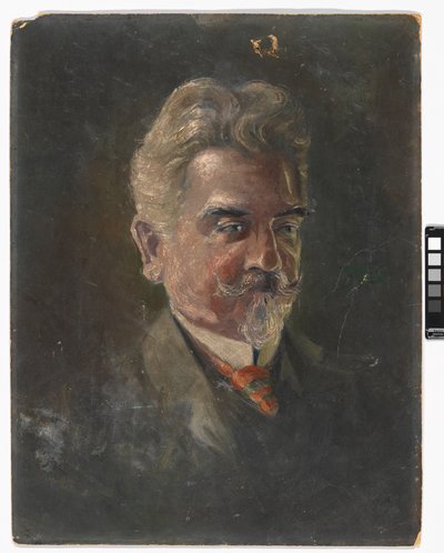 Portret Leopolda Czihaczka w profilu trzech czwartych autorstwa Egon Schiele