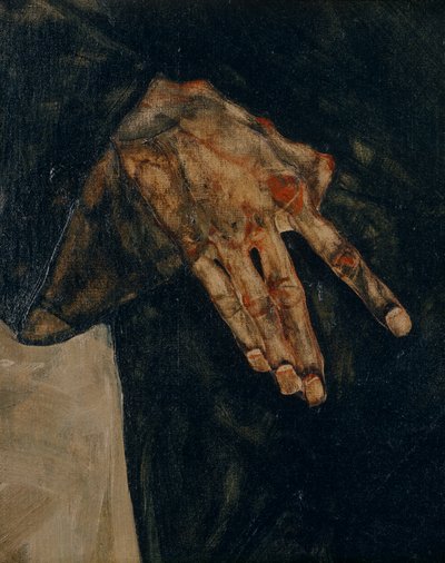 Die Eremiten (olej na płótnie) autorstwa Egon Schiele