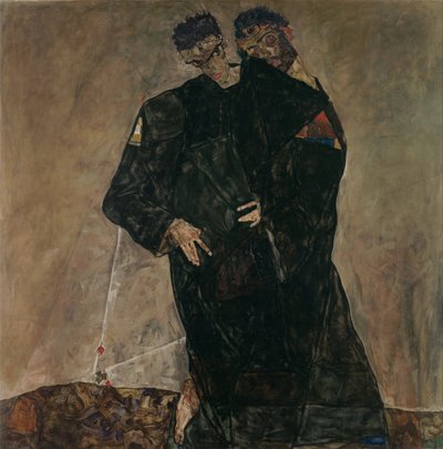 Pustelnicy autorstwa Egon Schiele