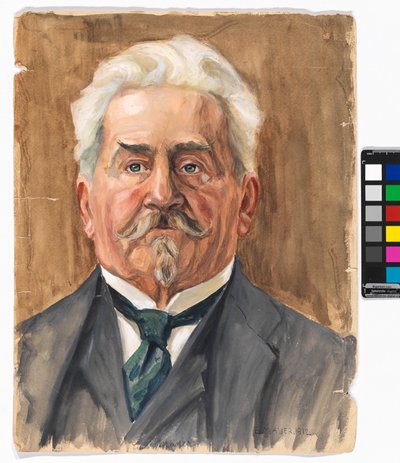 E. Mayer: Porträt Leopold Czihaczek autorstwa Egon Schiele