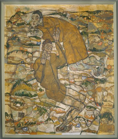 Odpływający, niewidomy autorstwa Egon Schiele