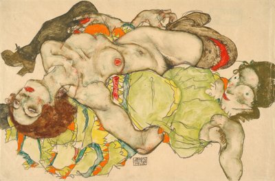 Zakochane kobiety autorstwa Egon Schiele