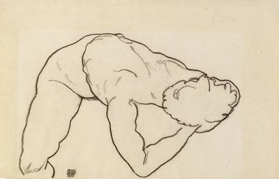 Akt kobiecy, 1918 autorstwa Egon Schiele