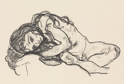 Dziewczyna, 1918. autorstwa Egon Schiele