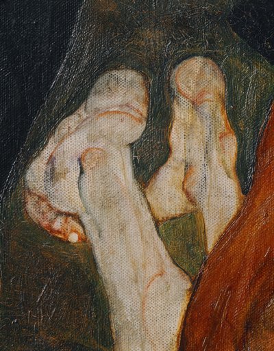 Kardinal und Nonne, Kardynał i zakonnica (olej na płótnie) autorstwa Egon Schiele
