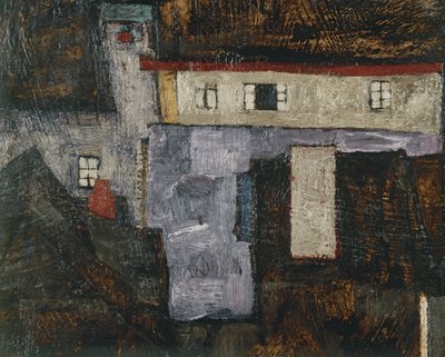 Krumau i Moldau Krumlov nad Wełtawą, ... (olej na płótnie) autorstwa Egon Schiele