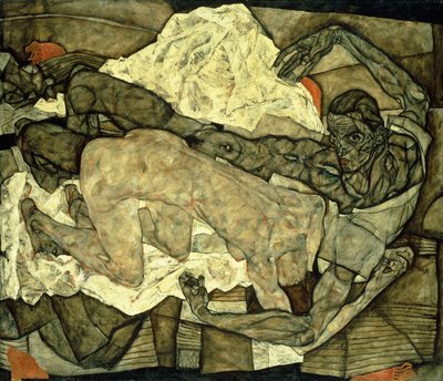 Zakochani autorstwa Egon Schiele