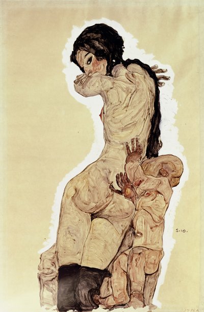 Matka i Dziecko, 1910 autorstwa Egon Schiele