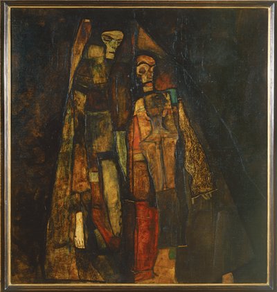 Objawienie (olej na płótnie) autorstwa Egon Schiele