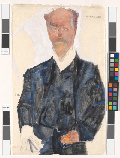 Portret Ottona Wagnera autorstwa Egon Schiele