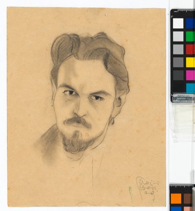 Studium portretowe Antona Peschki autorstwa Egon Schiele
